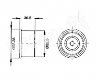 Натяжитель IPS Parts ITB-6W11