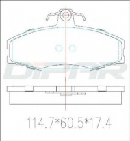 Комплект тормозных колодок DITAS DFB3060