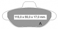 Комплект тормозных колодок VEMA 834460