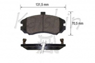 Комплект тормозных колодок KAISHIN D11224
