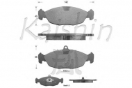 Комплект тормозных колодок KAISHIN D7063