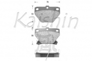 Комплект тормозных колодок KAISHIN FK2204