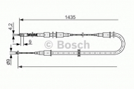 Трос BOSCH 1 987 477 132