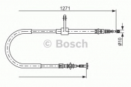 Трос BOSCH 1 987 482 186