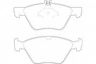 Комплект тормозных колодок WAGNER WBP21670A