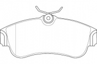 Комплект тормозных колодок WAGNER WBP21546A