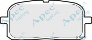 Комплект тормозных колодок APEC braking PAD1134