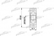 Шарнирный комплект PATRON PCV3024