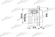 Шарнирный комплект PATRON PCV5002