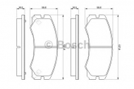 Комплект тормозных колодок BOSCH 0 986 424 366