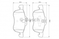 Комплект тормозных колодок BOSCH 0 986 424 758
