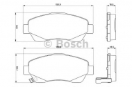 Комплект тормозных колодок BOSCH 0 986 424 831