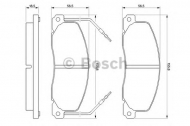 Комплект тормозных колодок BOSCH 0 986 460 946