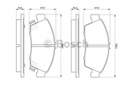 Комплект тормозных колодок BOSCH 0 986 461 759
