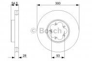 Тормозной диск BOSCH 0 986 479 307