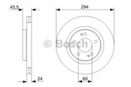 Тормозной диск BOSCH 0 986 479 372