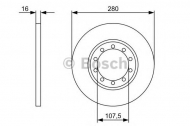 Тормозной диск BOSCH 0 986 479 390