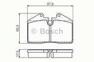 Комплект тормозных колодок BOSCH 0 986 494 267