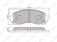 Комплект тормозных колодок LYNXauto BD-7102