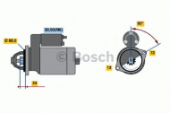 Стартер BOSCH 0 001 106 019