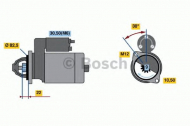Стартер BOSCH 0 001 107 015