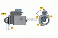 Стартер BOSCH 0 001 108 141