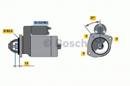 Стартер BOSCH 0 001 109 268