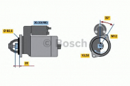 Стартер BOSCH 0 001 110 115