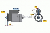 Стартер BOSCH 0 001 123 014