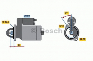 Стартер BOSCH 0 001 314 018