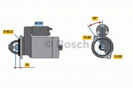 Стартер BOSCH 0 986 010 850