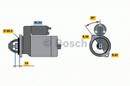 Стартер BOSCH 0 986 011 671