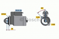Стартер BOSCH 0 986 012 261