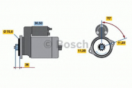Стартер BOSCH 0 986 014 051