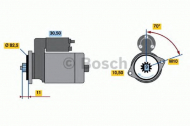 Стартер BOSCH 0 986 015 021