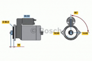 Стартер BOSCH 0 986 016 261