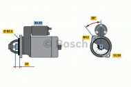 Стартер BOSCH 0 986 016 280