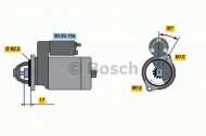 Стартер BOSCH 0 986 016 330