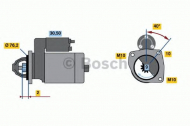 Стартер BOSCH 0 986 016 660