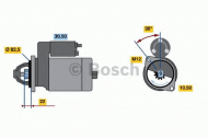 Стартер BOSCH 0 986 016 890