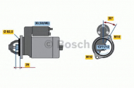 Стартер BOSCH 0 986 017 260