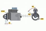 Стартер BOSCH 0 986 018 630