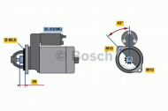 Стартер BOSCH 0 986 021 310