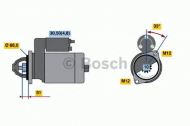 Стартер BOSCH 0 986 022 430