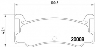 Комплект тормозных колодок HELLA PAGID 8DB 355 005-701