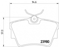 Комплект тормозных колодок HELLA PAGID 8DB 355 010-761