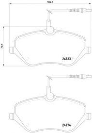 Комплект тормозных колодок HELLA PAGID 8DB 355 011-491