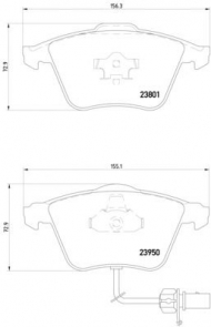 Комплект тормозных колодок HELLA PAGID 8DB 355 011-711