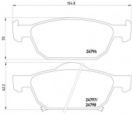 Комплект тормозных колодок HELLA PAGID 8DB 355 013-891