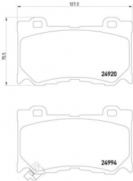 Комплект тормозных колодок HELLA PAGID 8DB 355 015-411